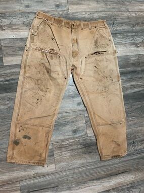 Vintage Carhartt Double Knee Jeans Distressed Men’s 46 x 30